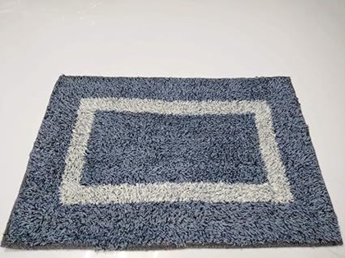 Fine Plastic Grey Door Mat Floor Mat Cotton (Black)