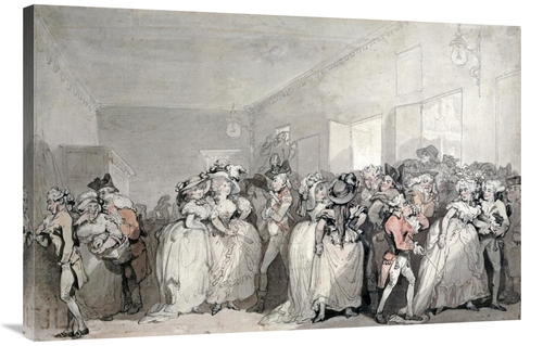 Global Gallery GCS-268494-40-142 40 in. Box-Lobby Loungers Art Print -