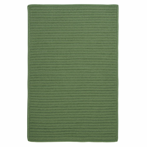 Colonial Mills Rug H123R084X108S Simply Home Solid - Moss Green 7 ft. 