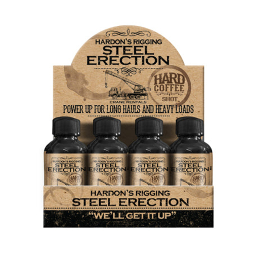 Steel Erection Male Enhancement Coffee Shot 2 oz. 12-Piece Display