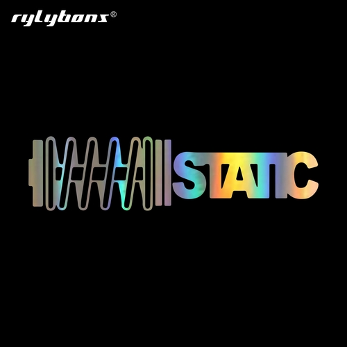 Car Sticker STATIC Coilovers Slammed Decals Car