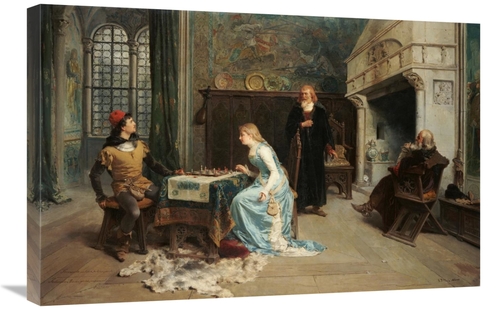 Global Gallery GCS-268154-30-142 30 in. Fernando & Iolanda Playing Che