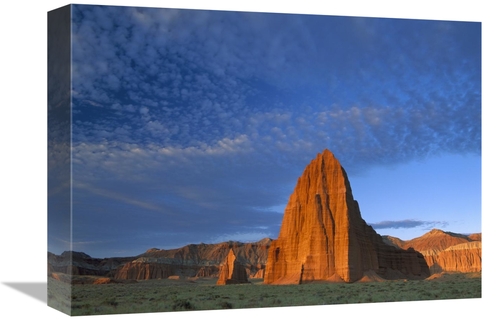 Global Gallery  12 x 16 in. Temples of the Sun & Moon in Cathedral Val