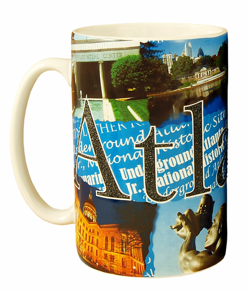 Americaware SMATL03 Atlanta 18 oz Tall Color Etched Mug