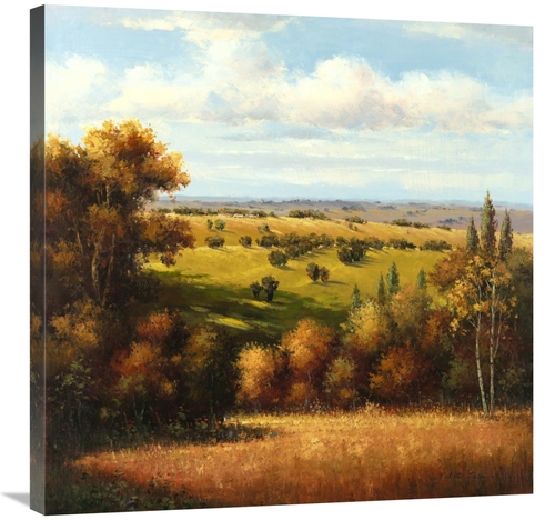 Global Gallery GCS-39150-3030-142 30 x 30 in. Tuscan Vista Art Print -