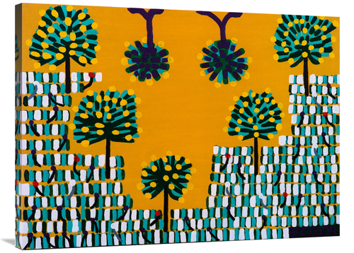 Global Gallery GCS-479172-3040-142 30 x 40 in. 7 Trees Art Print - Ulr