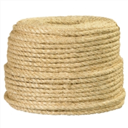 Box Partners TWR130 0.25 in. 385 lbs Natural Sisal Rope