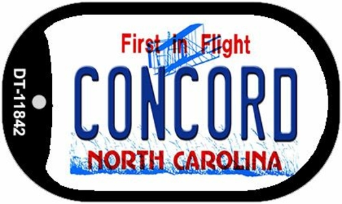 Smart Blonde DT-11842 Concord North Carolina Novelty Metal Dog Tag Nec