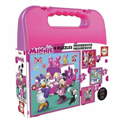 4-Puzzle Set   Minnie Mouse Me time         16 x 16 cm  