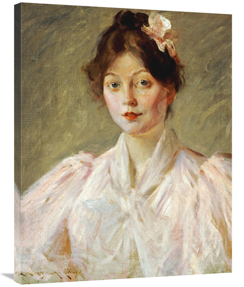 Global Gallery GCS-267849-36-142 36 in. Young Woman in Pink Art Print 