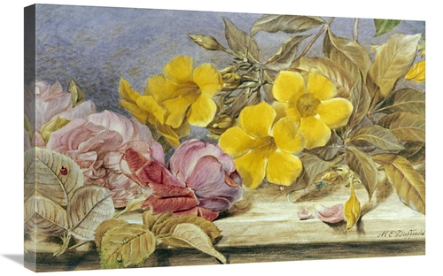 Global Gallery GCS-266243-30-142 30 in. A Still Life of Roses Art Prin