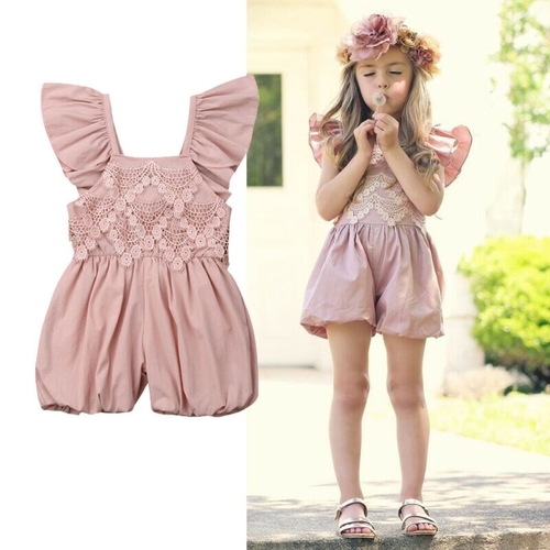 Emmababy Fashion Kids Baby Girls Summer Playsuit