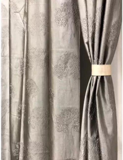 214 cm (7 ft) Polyester Room Darkening Door Curtain (Pack Of 2) 