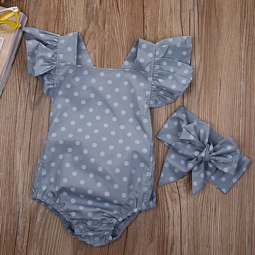 NEW Fashion Summer Bodysuits Toddler Baby Girls