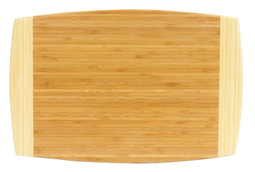 Joyce Chen 34-0005 12 x 18 in. Burnished Bamboo Cutting Board  Natural