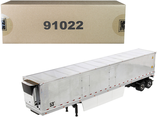 53\' Reefer Refrigerated Van Trailer Chrome \Transport Series\" 1/50