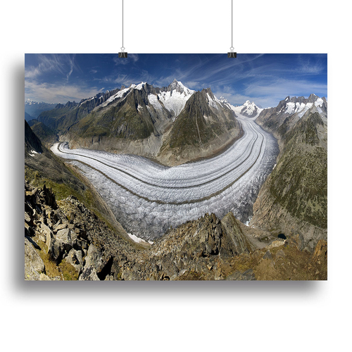 Aletschgletscher Canvas Print or Poster