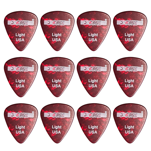 Guitar Picks Red Color Pick 12 Pcs Picks 0.46mm G PICK L R 12PK