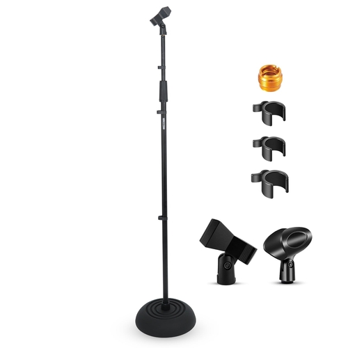 5Core Mic Stand Floor Heavy Duty Height Adjustable Pedestal Para