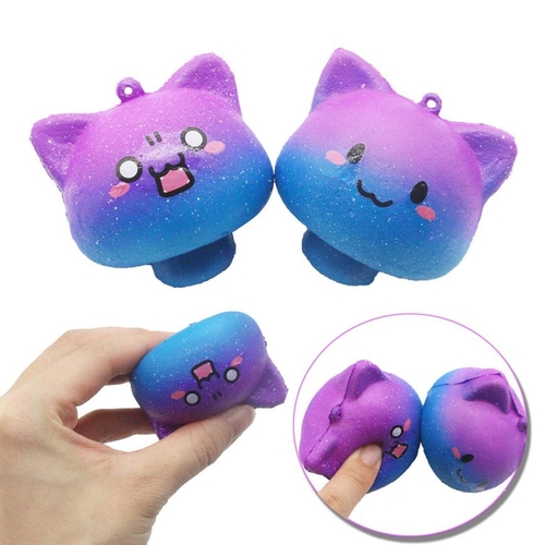 Galaxy Mushroom Squishy S Rising Cartoon Cream