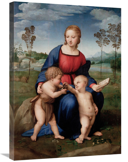 Global Gallery GCS-279524-30-142 30 in. Madonna of the Goldfinch Art P