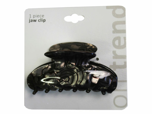 Kole Imports CA635-72 Large Marble Jaw Clip - Pack of 72