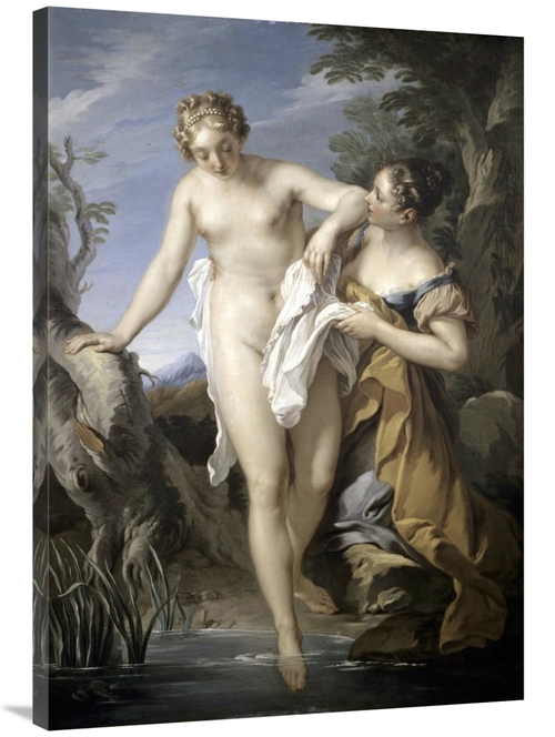 Global Gallery GCS-278792-40-142 40 in. Bather & Her Attendant Art Pri