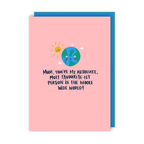 Absolute Favouritist Mother's Day Card (Pack of 6)