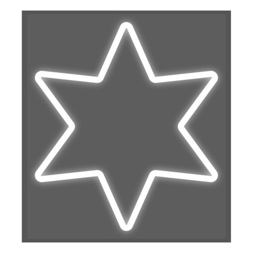 Decorative Figure EDM 72129 Flexiled Star 60 x 3 x 80 cm