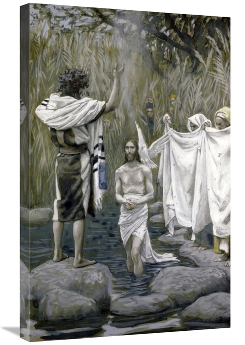 Global Gallery GCS-280222-30-142 30 in. Baptism of Jesus Art Print - J