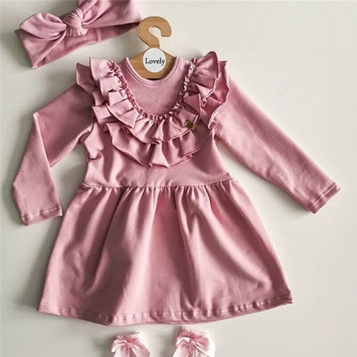 Pudcoco Autumn Toddler Kids Baby Girls Party