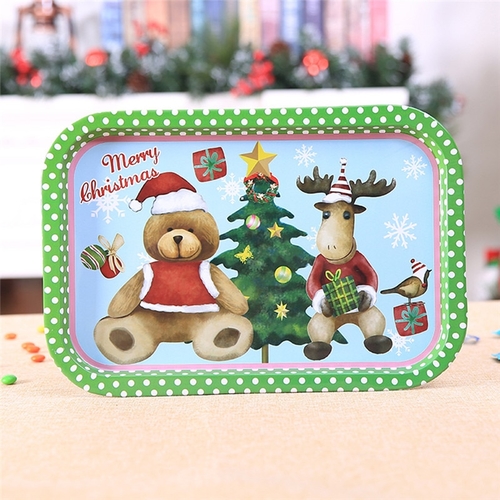 Christmas Cute Rectangle Gift Boxes Candy Cookies