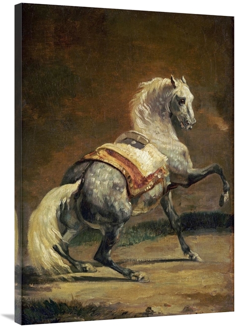 Global Gallery GCS-393264-40-142 40 in. Dappled Grey Horse - Reversed 