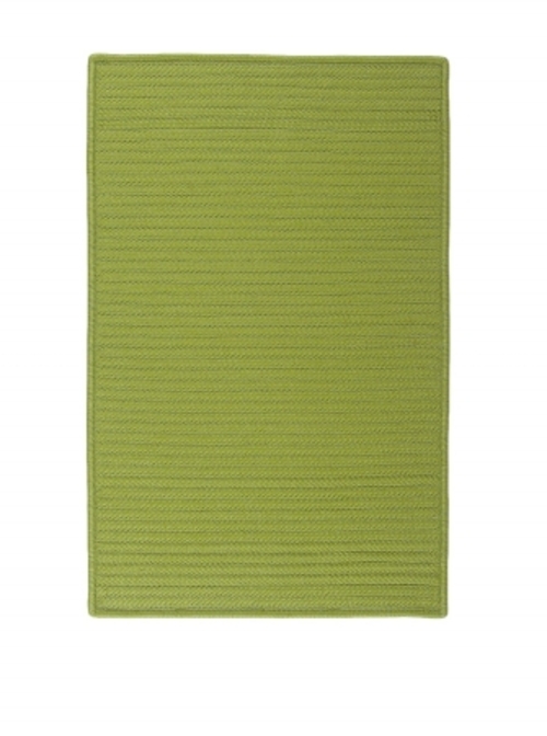 Colonial Mills Rug H271R036X060S Simply Home Solid - Bright Green 3 ft