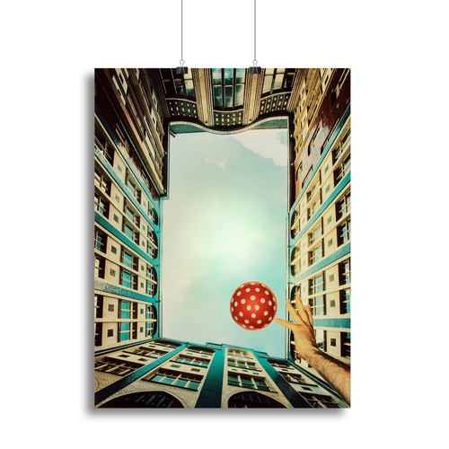 play it polka dot Canvas Print or Poster