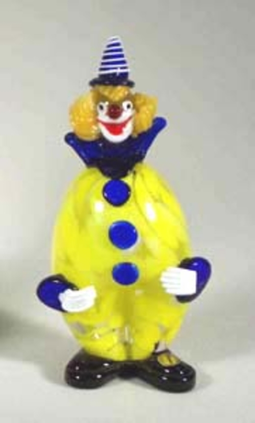 Belco FP-603 9-1/2" Murano Glass Clown