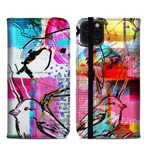 DecalGirl A11PMFC-BOOKBIRDS Apple iPhone 11 Pro Max Folio Case - Book 