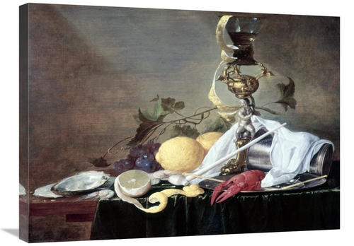 Global Gallery GCS-277945-30-142 30 in. Lobster, Oyster & Lemon Ar