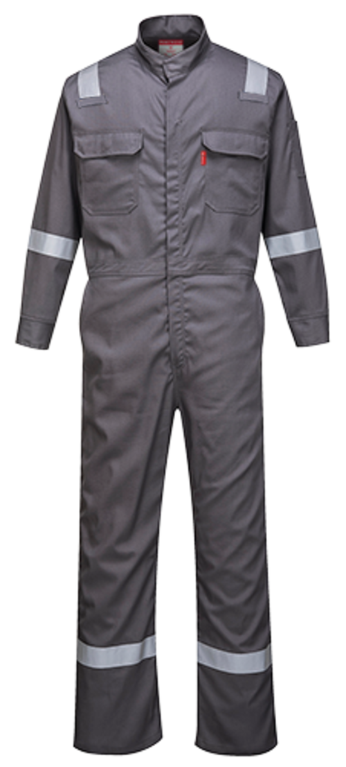 Portwest FR94GRTXL Bizflame 88 by 12 Iona Coverall - Extra Large - Gre
