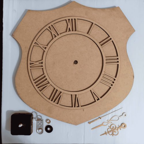 TROPHY Mdf Base With 10" Mdf Dail and Movement