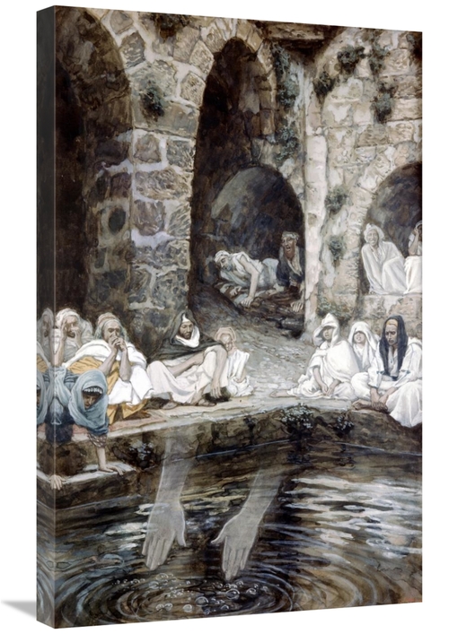 Global Gallery GCS-280468-30-142 30 in. Pool of Bethesda Art Print - J