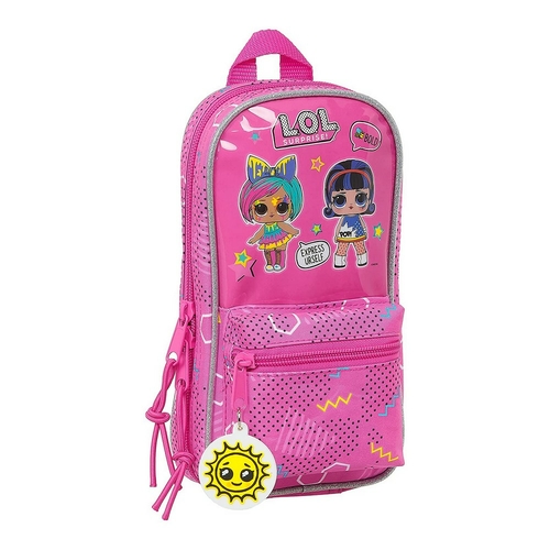 Backpack Pencil Case Art Club LOL Surprise! Fuchsia (33 Pieces)