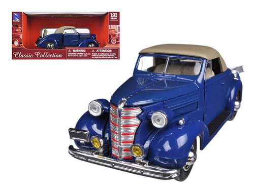 1938 Chevrolet Master Convertible Blue 1/32 Diecast Model Car by New