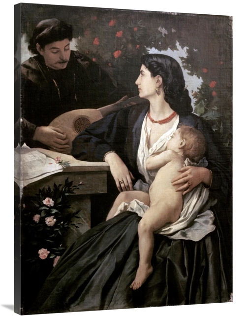 Global Gallery GCS-277547-40-142 40 in. Mandolin Player Art Print - An