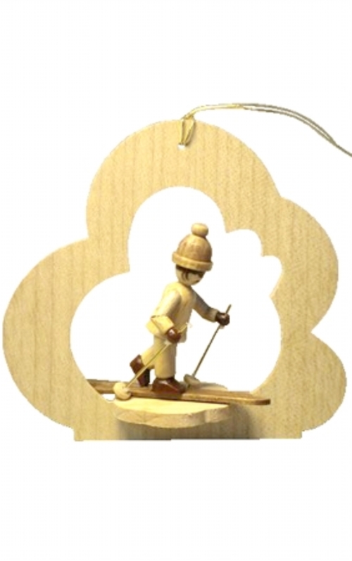 GLAS 13493 Richard Glaesser Ornaments - Cross Country Skier