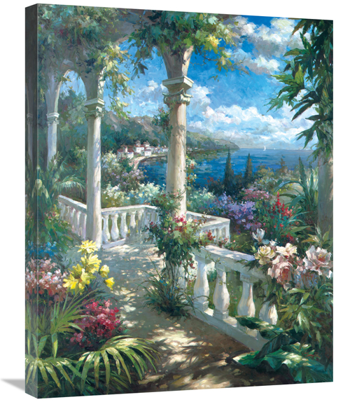 Global Gallery GCS-115984-2228-142 22 x 28 in. Seaside Terrace Art Pri