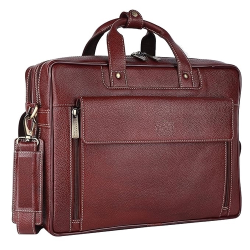Genuine Leather Office Laptop  Bag for Men  (Size-15INCH)