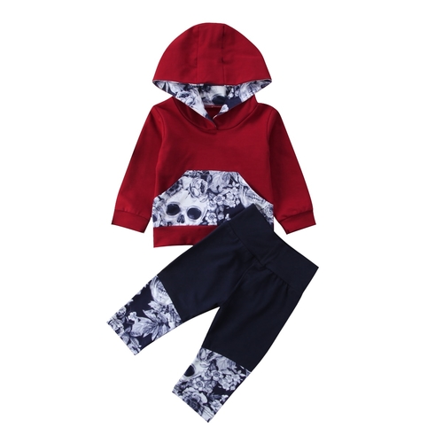 0 24M Floral Baby Girls Kid Long Sleeve Hooded