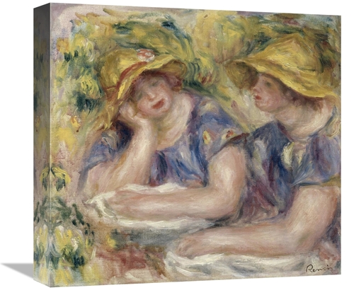 Global Gallery GCS-279690-16-142 16 in. Two Women in Blue Blouses Art 