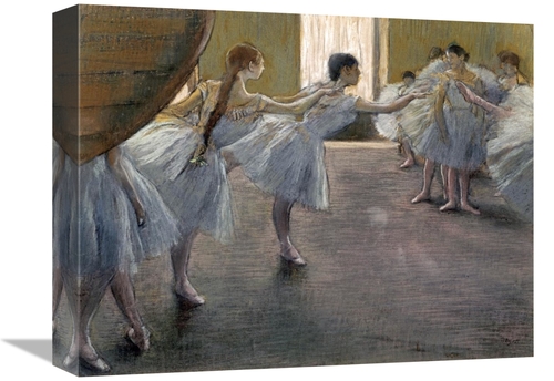 Global Gallery GCS-277315-16-142 16 in. Dancers at the Rehearsal Art P